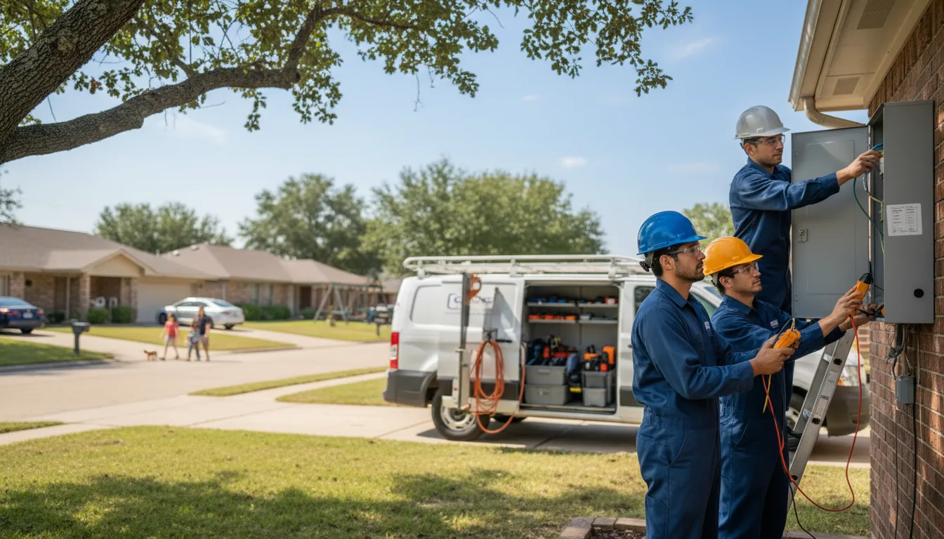 Certified electrician providing emergency electrical services in Chalmers, IN